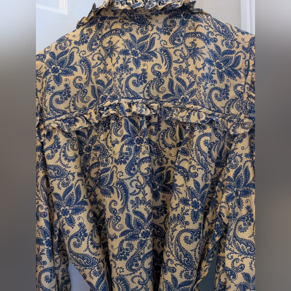 Sandro LS Silk Dress - US 4 /EU 36 - Picture 8 of 10